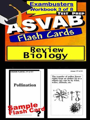 cover image of ASVAB Test Biology Review&#8212;Exambusters Flashcards&#8212;Workbook 3 of 8